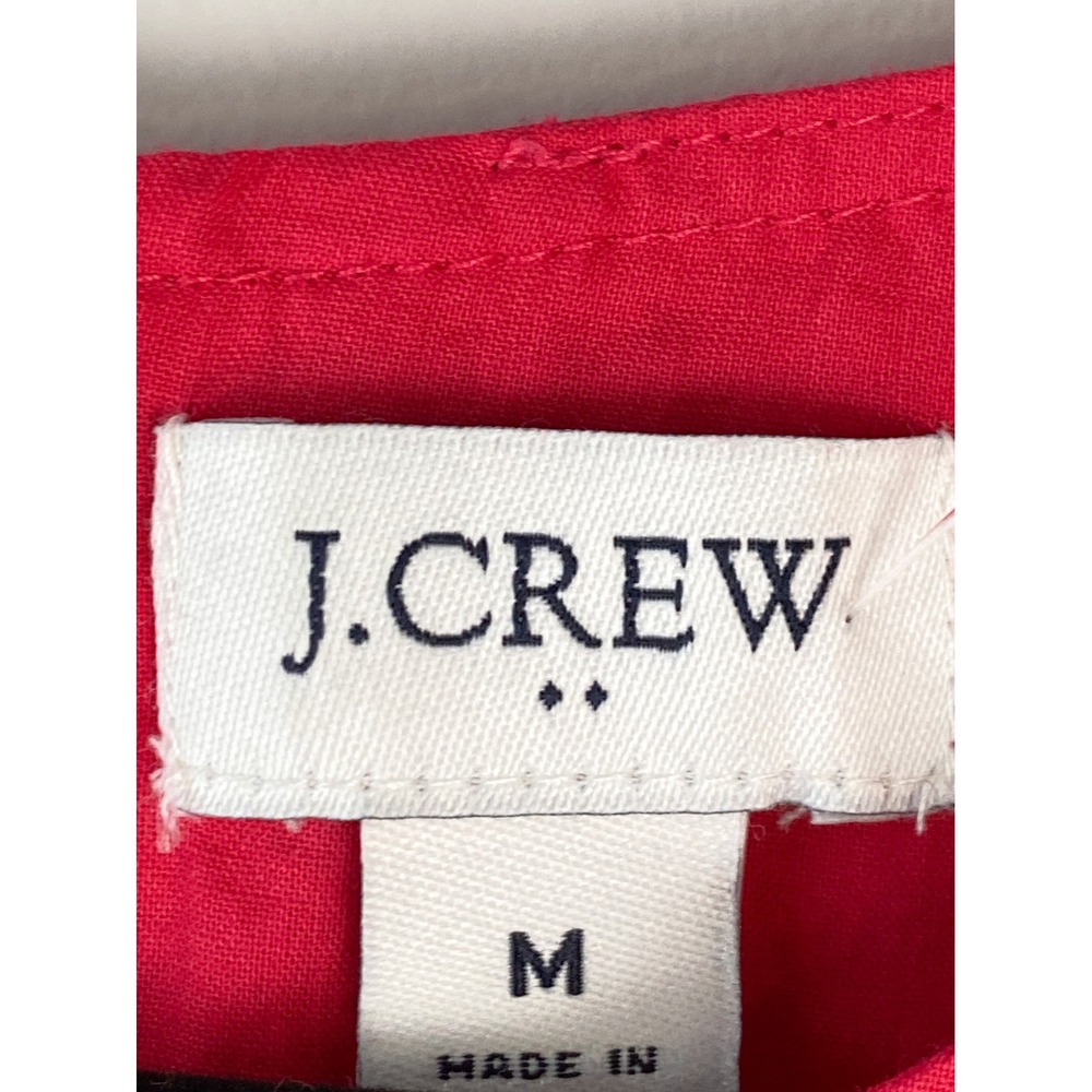 J Crew Womens Eyelet Shell Tank Top M Pink Preppy Summer Coastal Sleeveless - Picture 7 of 8